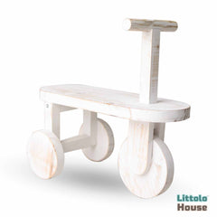 Baby Tri Cycle | Wooden | Rustic White