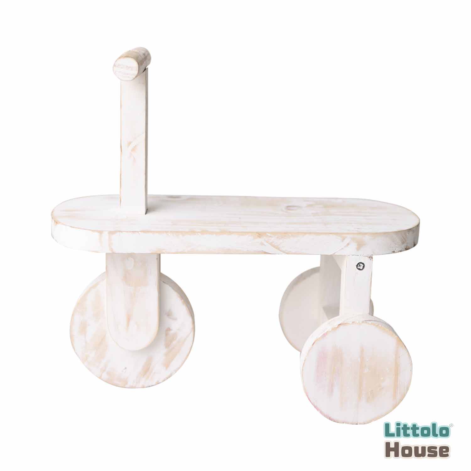 Baby Tri Cycle | Wooden | Rustic White