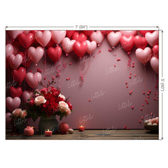 LB1224 Valentine's Day Backdrop