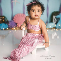 Baby Girl Mermaid Outfit O199 | Pink
