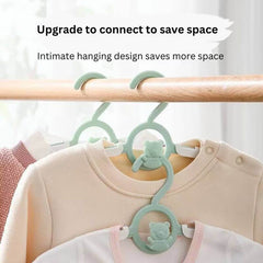 Anti-Slip Adjustable Clothes Hangers Pack of 5 | Studio Setups | Blue