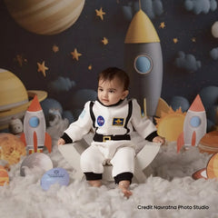 Baby Astronaut Costume Outfit O037 | 1Y | White