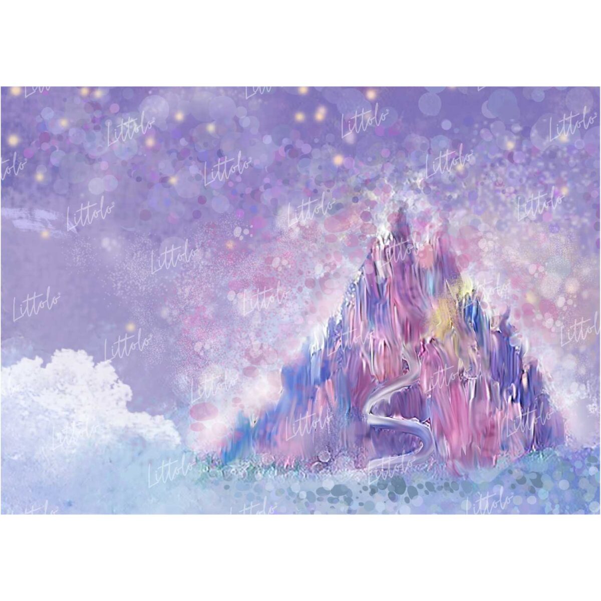 LB0106 Magical Land Castle Theme Backdrop