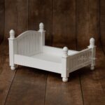 Royal Vintage Style Bed _ Wooden Toy _ White (3)