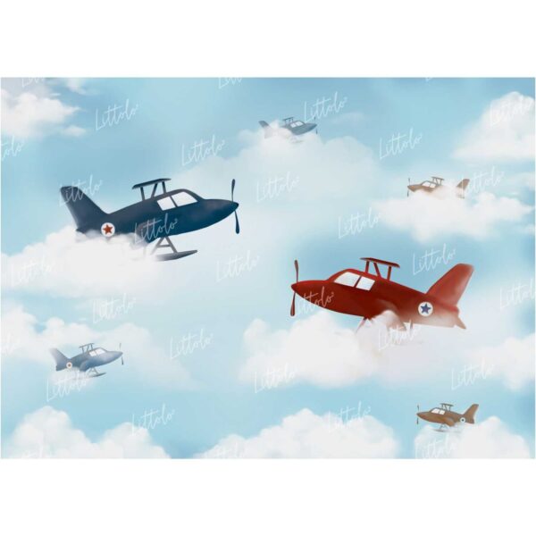 LB0196 Airplanes Theme Backdrop