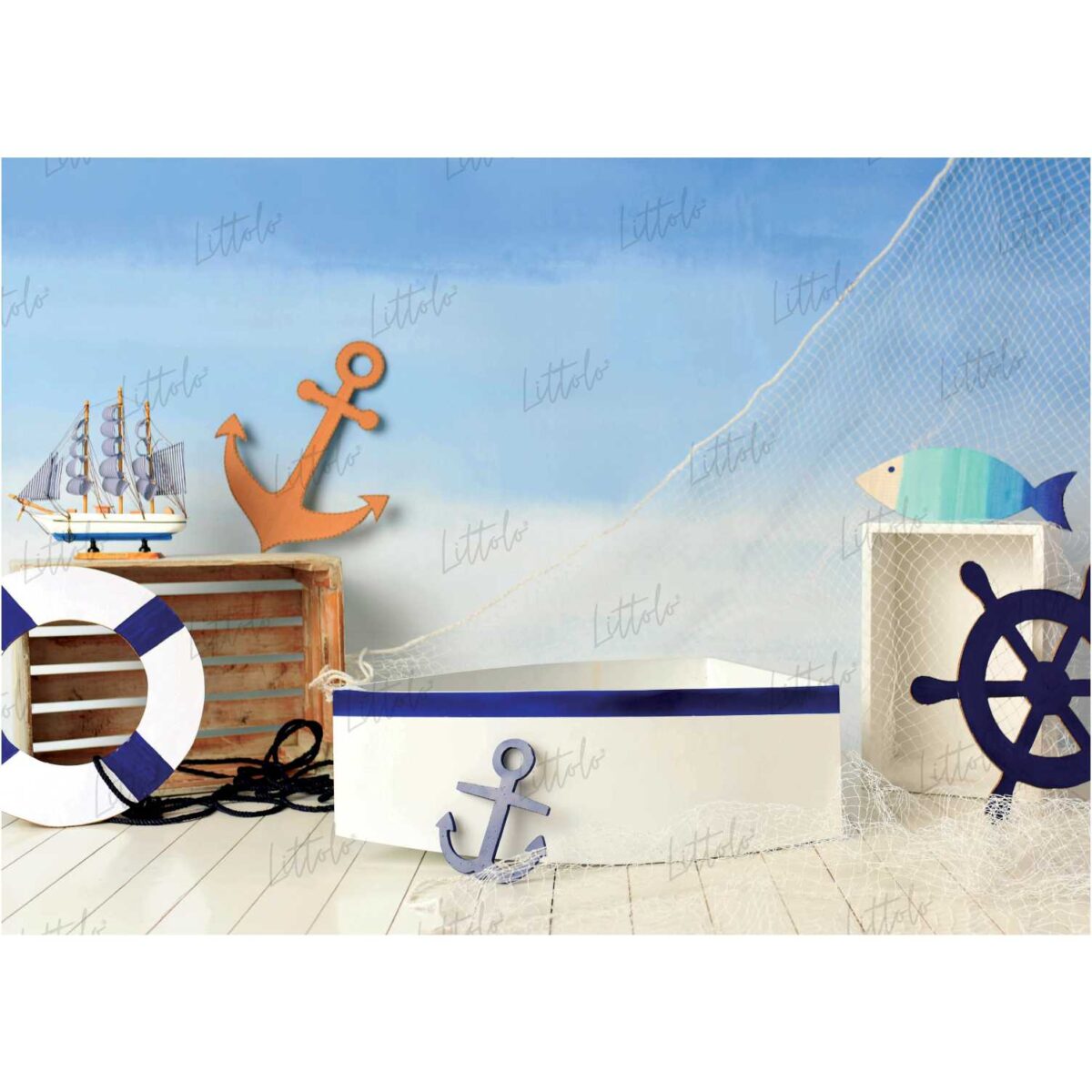 LB0209 Sailor Theme Backdrop