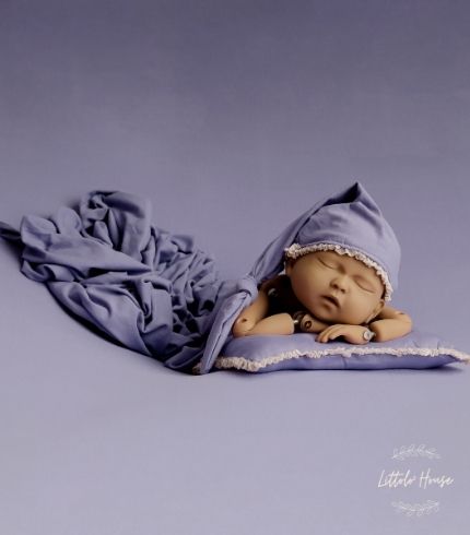 Baby Premium Stretch Fabric Set SR047 _ Set of 4 _ Iris