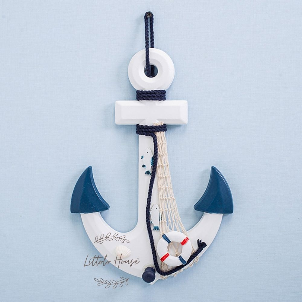 Baby Ship Anchor _ Miniature _ Navy Blue (2)