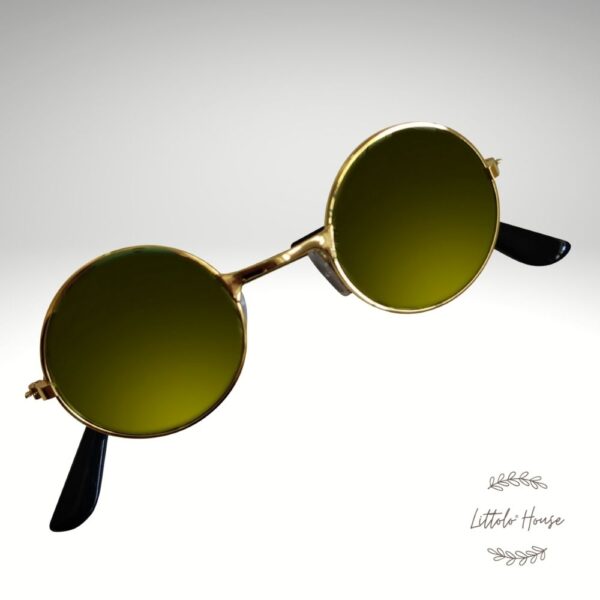 Baby Goggles 1Y Golden Green Shades
