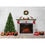 LB0019 Christmas Fireplace Theme Backdrop