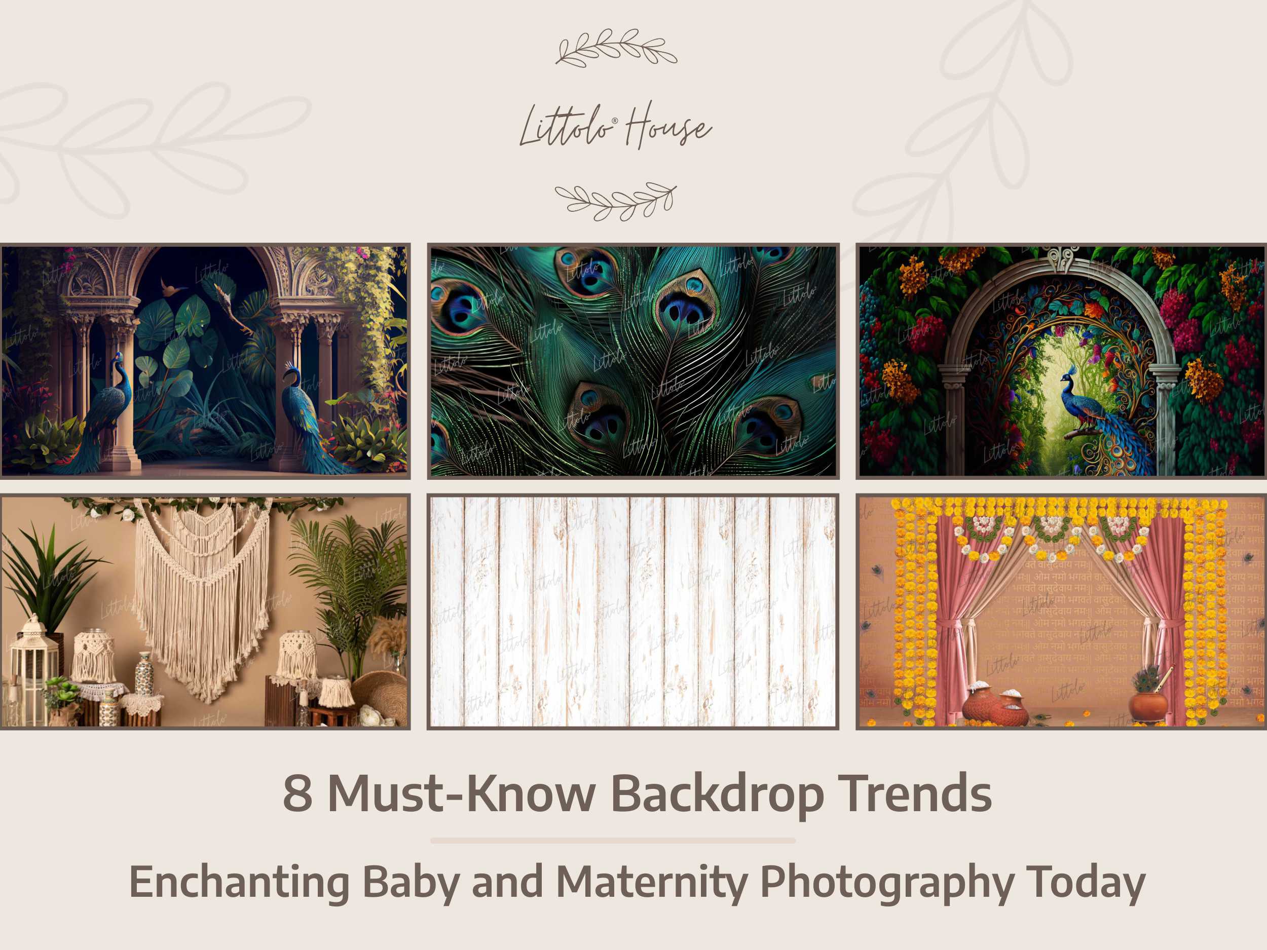 8 Must-Know Backdrop Trends: Enchanting Baby and Maternity Photography Today