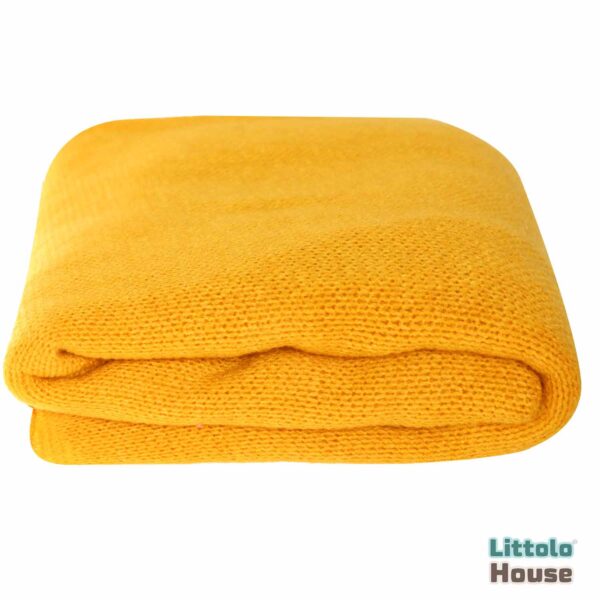 Baby Beanbag Knitted Layer L023 | Mustard