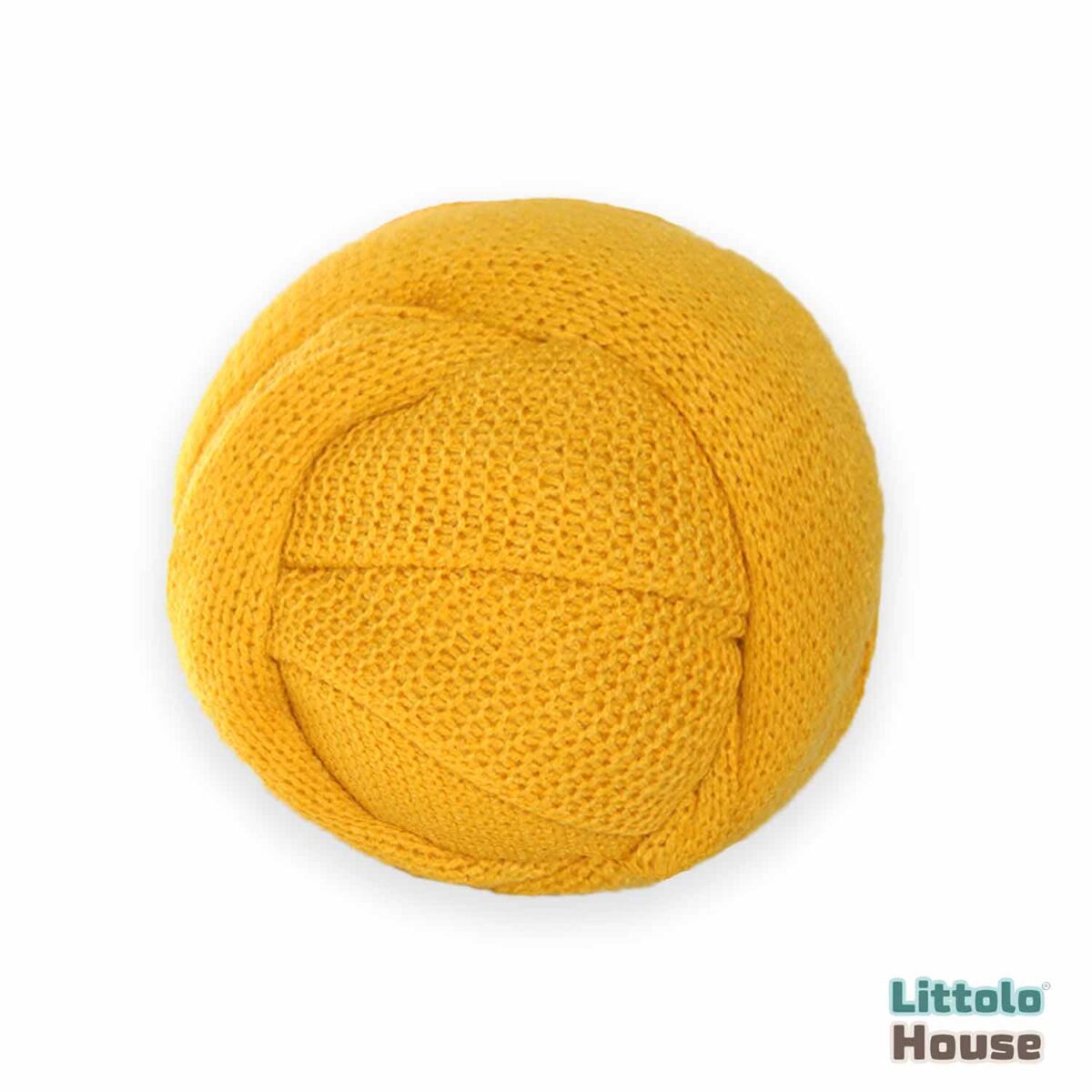 Baby Beanbag Knitted Wrap L035 | Mustard